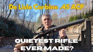 The quietest rifle ever made? The De Lisle Carbine.