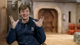 The Mandalorian: Pedro Pascal Official TV Interview - Disney Plus | ScreenSlam