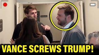 Watch JD Vance RUN AWAY after HUGE FAIL ON VIDEO