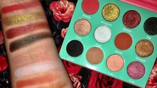 Saharan Palette by JUVIAS PLACE Swatches on PALE SKIN  MAKEUPBYTASHAXO