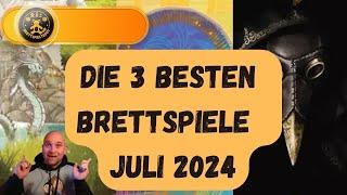 Top 3 Brettspiele im Juli 2024 – Brettspiel-Empfehlungen | Brettspiel Teddy