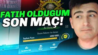 C7S21 FATİH OLDUM! FATİH OLDUĞUM SON MAÇ! PUBG Mobile