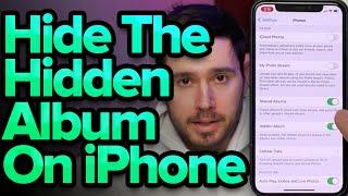 How To Hide The Hidden Album On iPhone #Shorts
