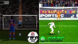 PENALTY FIFA 04 VS FC 25: Real vs Barca!