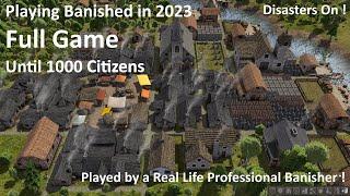 Banished - Until 1000 Citizens / Full Game / Part 1 - No Commentary Gameplay