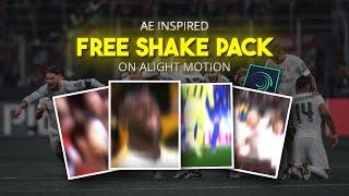 Free 50+ Shake Pack on Alight Motion | Best Shake Pack for Editors