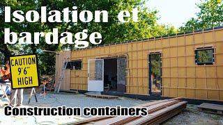 Container construction - External insulation and container cladding - D+20 D+30