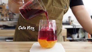 cafe vlog, 티 베리에이션, 티음료, 예쁘고 맛있는 tea로 만든 음료들, 카페사장 브이로그