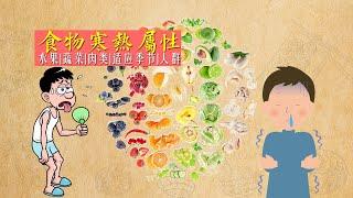 中醫保健，食物寒熱屬性，中医食疗食补