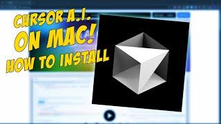 How to Install Cursor AI Code Editor ON MAC!