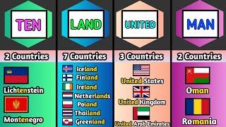 How Many Countries Have Same Word || Info Data