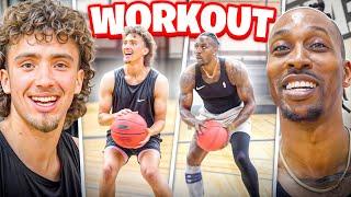 NBA LEGEND DWIGHT HOWARD AND NOAH NEUMANN FULL WORKOUT!!