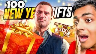 I OPENED 100 NEW YEAR GIFTS IN GRAND RP | WHAT DID I GET?