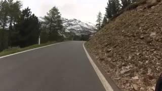 GoPro. Ascesa Passo Gavia in bici da corsa