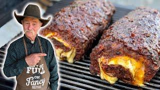 Best Smoked Meatloaf Ever,  Has So Much Flavor And Cheesy Goodness!