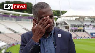 West Indies legend Michael Holding breaks down discussing racism in the UK