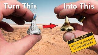 DO NOT EAT The Golden Hershey Kiss! - Casting Amazing Kisses In Solid Bronze