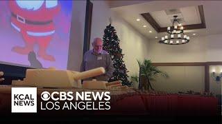 Orange County seniors make handmade toys for military kids