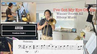 I've Got My Eye On You-Winner Scores All Trombone&Piano w/karaoke play along(ABRSM trombone grade 1)