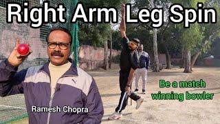 Right Arm Leg Spin Wrist Spinner Unorthodox Leg Spin