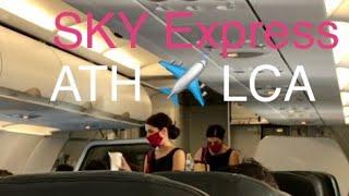 Flying the Greek Budget Airline SKY Express for the 1st Time |  A320neo | Flight Athens - Larnaca