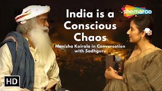 Manisha Koirala in Conversation with Sadhguru | India is a Conscious Chaos