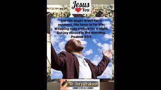God's Favor for you | God's Promise #love | Dr. Surya Prakash #motivation #bibleverse #promiseverse
