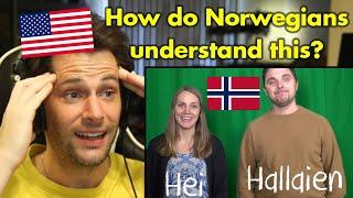 American Reacts to Bergen Dialect