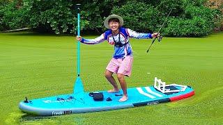 I Got An Inflatable Fishing Paddle Board!