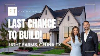 BEST NEW CONSTRUCTION IN CELINA TX | LIGHT FARMS