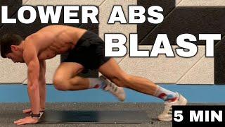 5-Minute Lower Abs Burn – Sculpt Your Core Fast!