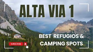 Alta Via 1: Best Refugios and Camping Spots | Tyler Townsend Travel