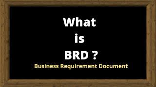 Business Requirement Document -What is a BRD | Business Requirements Document Overview | BRD