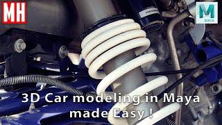 3D Car Modeling in Maya 2020 made Easy ! Part #5