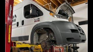 Ram Promaster 1500 62te transmission removal