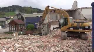 Abriss alte Volksschule Waldhausen im Strudengau