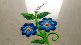 awesome & beautiful FLOWERS rangoli by jyoti Rathod #431