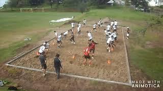 Pretemporada de futbol en arena