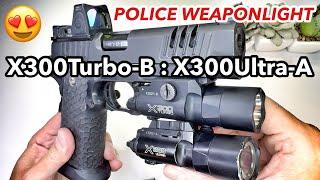 【Gun⁶³】 X300 Turbo-B vs. Ultra-A: Best Flashlight for Staccato XC! ️