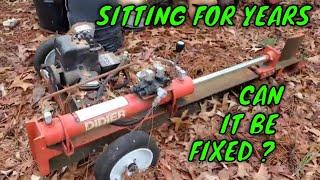 DIDIER LOG SPLITTER with Briggs and Stratton 5 HP Engine Sitting For Years. Can We Fix It ?