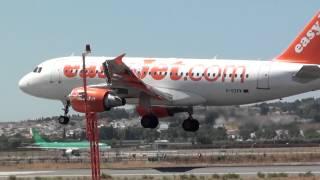 Easyjet Airbus 319 G-EZFK Landing Malaga AGP(1)