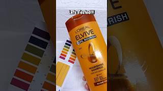 Wow loreal shampoo ph test #shorts #loreal #lorealparis #shampoo #haircare#hair#hairfall#phtest #yt