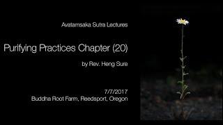 Avatamsaka Sutra Purifying Practices Chapter (20) by Rev Heng Sure