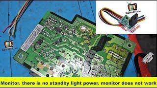 SAMSUNG  Monitor. there is no standby light power. monitor does not work