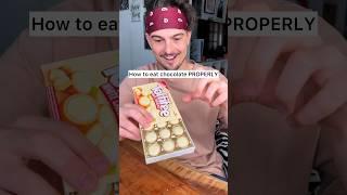 Do you know how to EAT these chocolates the RIGHT way?️| How to eat properly | CHEFKOUDY