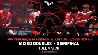 FULL MATCH | WANG/SUN vs LIN/CHEN | XD SF | #SingaporeSmash 2024