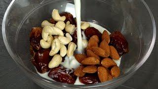 If you have Milk, Nuts and Dates, you may try this Recipe