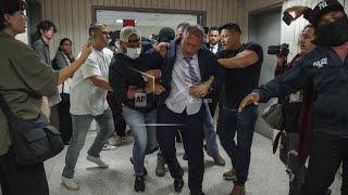 Brad Lander, NYC comptroller and mayoral candidate, is arrested at immigration court