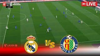 LIVE : Real Madrid vs Getafe | Spain La Liga 24/25 | Full Match En Vivo | PES Game Simulation