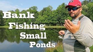 Bank Fishing - How to Fish Small Ponds in the Summer